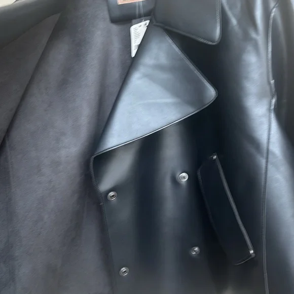 Free People We the Free Alexis Vegan Leather Jacket NWT - Picture 11 of 16